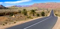 Empty road in the atlas mountains,morocco Royalty Free Stock Photo