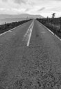 Empty road on Lummi Island, WA