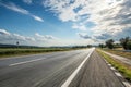Empty road with motion blur Royalty Free Stock Photo