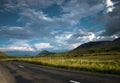 Empty Road in mountains, Connemara, Ireland Royalty Free Stock Photo