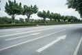 Empty road scene
