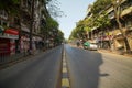 Empty Roads Mumbai During Lock down Corona Restriction By Maharashtra Mumbai - India 04 11 2021 Royalty Free Stock Photo