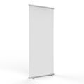 Empty roll up banner Royalty Free Stock Photo