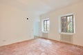 Empty room in apartment interior in old country house Royalty Free Stock Photo