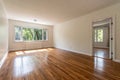 Empty room background with wooden floor