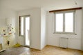 Empty room beafore renovation Royalty Free Stock Photo