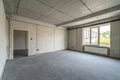 Empty Room with Cement Wall and Floor Royalty Free Stock Photo