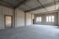 Empty room with cement wall floor Royalty Free Stock Photo