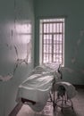 Empty room inside Trans-Allegheny Lunatic Asylum Royalty Free Stock Photo