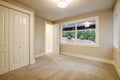 Empty room interior in new construction home Royalty Free Stock Photo