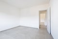 Empty room in a modern apartment with white walls, nobody in the scene Royalty Free Stock Photo