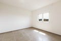 Empty room in a modern apartment with white walls, nobody in the scene Royalty Free Stock Photo