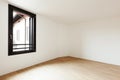 Empty room, parquet floor Royalty Free Stock Photo