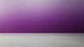 Empty room with smooth gradient purple wall and concrete floor Royalty Free Stock Photo