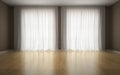 Empty room in waiting for tenants Royalty Free Stock Photo