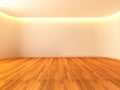 Empty room white curve wall Royalty Free Stock Photo
