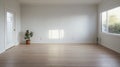 High-quality Realistic Photography Of Empty Living Room With White Walls Royalty Free Stock Photo