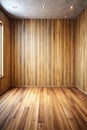 Empty Room - Wood Texture Background Royalty Free Stock Photo