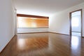 Empty room with wooden floor