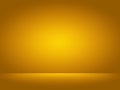 Empty room yellow background used for product display, banner, template