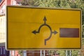 Roundabout Traffic Sign Royalty Free Stock Photo