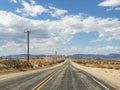 Empty Route 66 near Williams, Arizona, USA Royalty Free Stock Photo