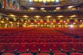 Empty rows of seating in the Fabulous Fox Theater which is a centerpiece of the arts Royalty Free Stock Photo