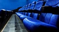 Empty rows of seats in cinema or theater