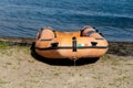 Rubber dinghy Royalty Free Stock Photo