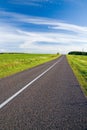 Empty rural road