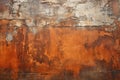 Empty rusted metal sheet background texture. Generative AI