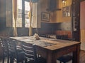Empty Rustic Bar Interior, Maipu City, Argentina