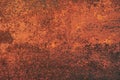 Empty rusty corrosion and oxidized background. Grunge rusted metal texture Royalty Free Stock Photo