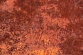 Empty rusty corrosion and oxidized background. Grunge rusted metal texture Royalty Free Stock Photo