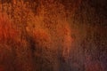 Empty rusty corrosion and oxidized background. Grunge rusted metal texture Royalty Free Stock Photo