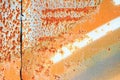 Empty rusty corrosion and oxidized backgroundr. Grunge rusted metal texture Royalty Free Stock Photo