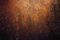 Empty rusty corrosion and oxidized backgroundr. Grunge rusted metal texture Royalty Free Stock Photo