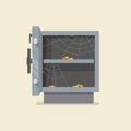 Empty Safe vector illustration