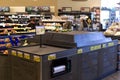 Empty Safeway store shelves show shortage of food as Coronavirus fears people to buy more