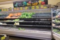 Empty Safeway store shelves show shortage of food as Coronavirus fears people to buy more