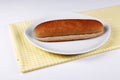 Empty sandwich bread on a plate