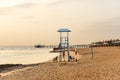 Empty Sandy Beach near Marsa Alam - Red Sea Egypt Africa Royalty Free Stock Photo