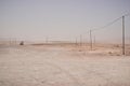 Empty sandy road in Central Iran