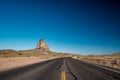 Empty scenic highway in Arizona