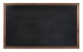 Empty school blackboard isolated on white