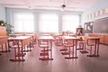 Empty school class