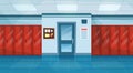 Empty School Corridor Royalty Free Stock Photo