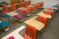 Empty School Desks Royalty Free Stock Photo
