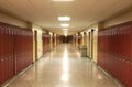 Empty School Hallway Royalty Free Stock Photo