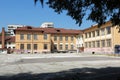 Empty school yard in Ruse Bulgaria